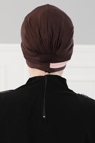 Aisha's Design Pre-tied Instant Turban Head Wraps for Women, 95% Cotton Chemo Headwear, Hijab Scarf 2-Color in Saudi Arabia