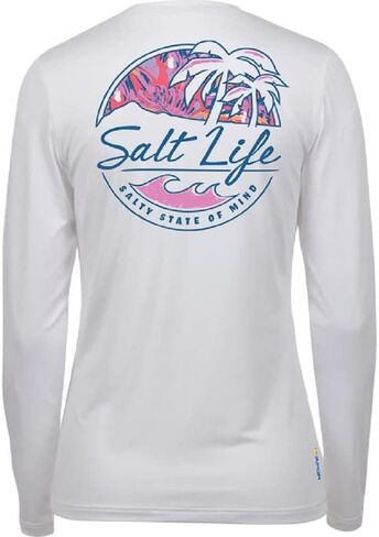Salt Life Women's Shady Palms Performance Long Sleeve Shirt in Saudi Arabia