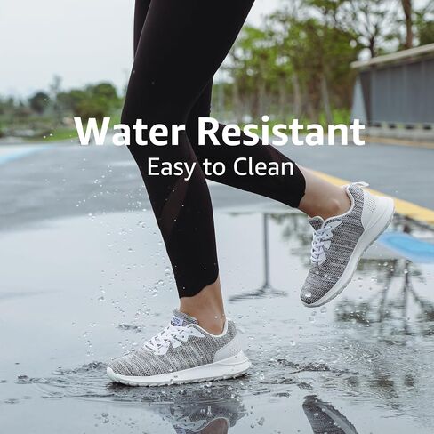STQ Womens Lightweight Water Resistant Walking Shoes with Arch Support | Cushioned Absorbing Sole, Low Arch Support, Lightweight, For Work, Hiking, Travel, and Casual Wear in Saudi Arabia