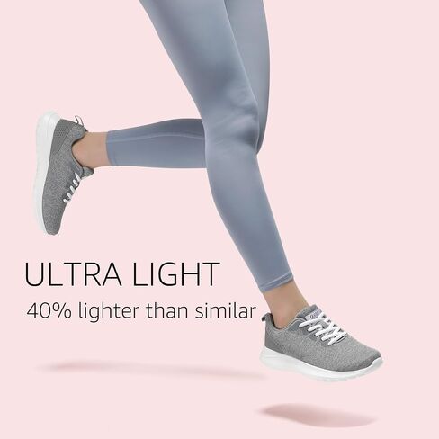 STQ Womens Lightweight Water Resistant Walking Shoes with Arch Support | Cushioned Absorbing Sole, Low Arch Support, Lightweight, For Work, Hiking, Travel, and Casual Wear in Saudi Arabia