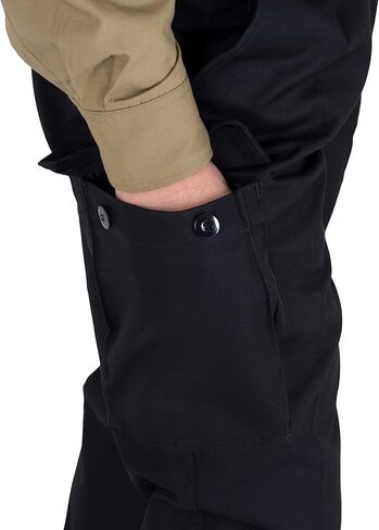 بنطلون مولسكين للجيش الألماني الأصلي، بنطلون ألماني، إصدار عسكري، سروال قتالي أسود للاستخدام في الهواء الطلق، والصيد وملابس العمل in Kuwait