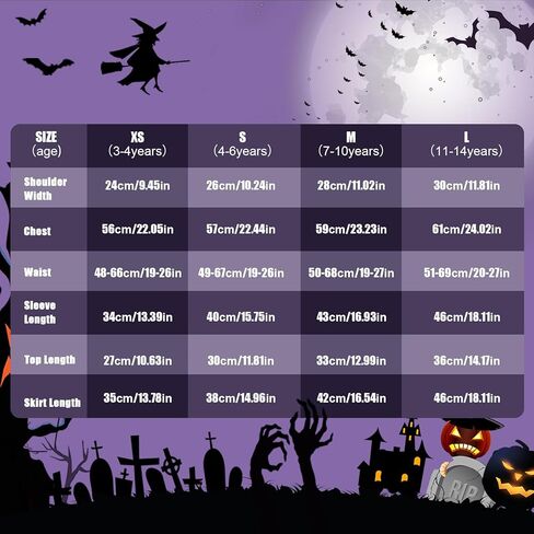 Neragron زي الهيكل العظمي للهالوين للأطفال، فستان توتو بهيكل عظمي للفتيات، زي هيكل عظمي عاكس للفتيات in Kuwait