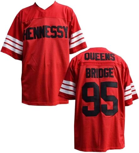 قميص كرة القدم للرجال من Qimei رقم 95، قميص أحمر مخيط S-5XL in Kuwait