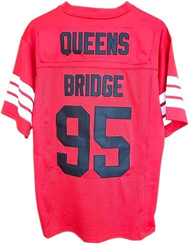 قميص كرة القدم للرجال من Qimei رقم 95، قميص أحمر مخيط S-5XL in Kuwait