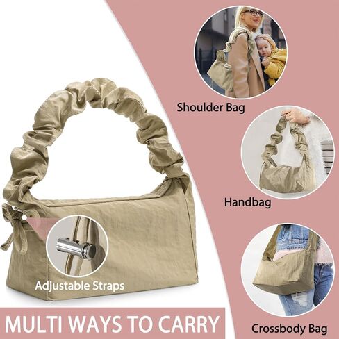 AUGUST 18 Shoulder Bags for Women Lightweight, Tote Handbags with Adjustable Straps, Fashion Crossbody Bags in Kuwait