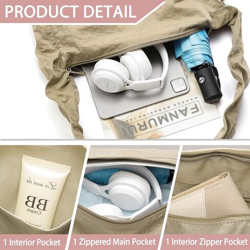 AUGUST 18 Shoulder Bags for Women Lightweight, Tote Handbags with Adjustable Straps, Fashion Crossbody Bags in Kuwait