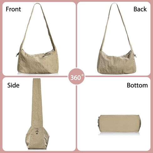 AUGUST 18 Shoulder Bags for Women Lightweight, Tote Handbags with Adjustable Straps, Fashion Crossbody Bags in Kuwait