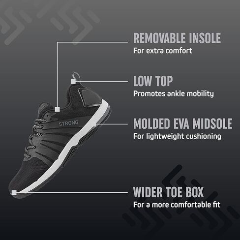 حذاء تمرين سترونج آي دي منخفض الرقبة للنساء، أحذية رياضية رياضية in Kuwait
