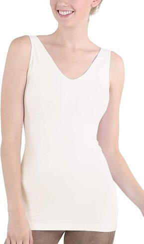 NIKIBIKI Women Seamless Reversible Classic Tank Top, Made in U.S.A, One Size in Kuwait