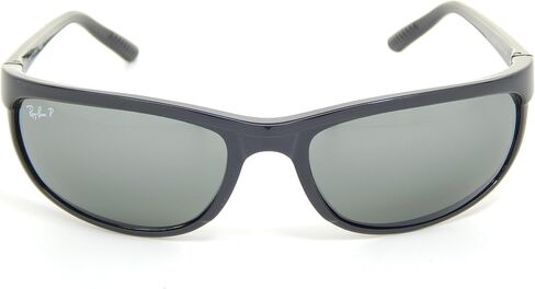 نظارة شمسية Ray Ban Polarized Predator 2 RB2027 601/W1 مستقطبة باللون الأسود/الرمادي مقاس 62 ملم in Saudi Arabia