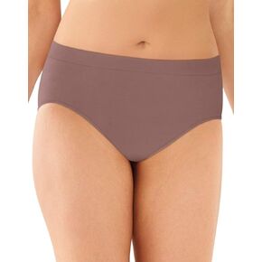 Bali Women's Panties, Brief Panties for Everyday Comfort, Smoothing Underwear, Seamless Brief Panty (Colors May Vary)