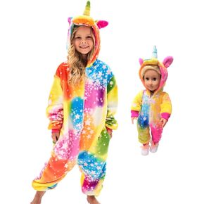 FZOSM Cute Girls Unicorn Halloween Costume Cosplay Onesie in Saudi Arabia