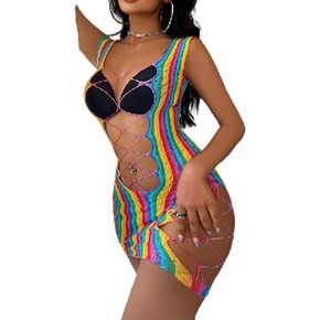 KugobarNe Lingerie For Women,Sheer Sexy Bodysuit in Saudi Arabia