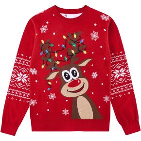 Lovefairy Kids Ugly Christmas Sweater Girls Boys Funny Novelty Pullover for Xmas Party 3-12 Years in Saudi Arabia