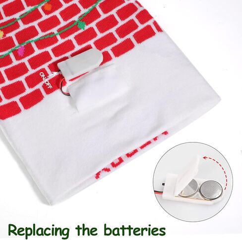 TAGVO LED Light Up Hat Beanie Knit Cap, Colorful LED Xmas Christmas Beanie in Kuwait