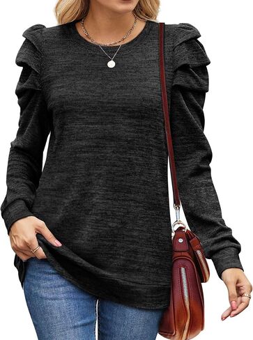 سترة جيسكاكو لخريف 2023 بأكمام منتفخة ورقبة دائرية للنساء in Kuwait