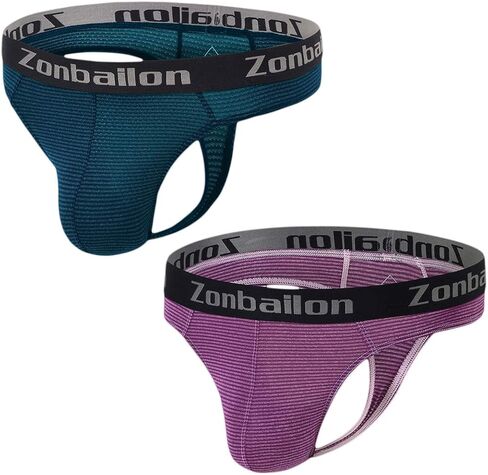 ملابس داخلية للرجال من ZONBAILON، ملابس داخلية بوغلي، حقيبة على شكل حرف T من الخلف، ملابس داخلية منخفضة الارتفاع لألعاب القوى in Kuwait