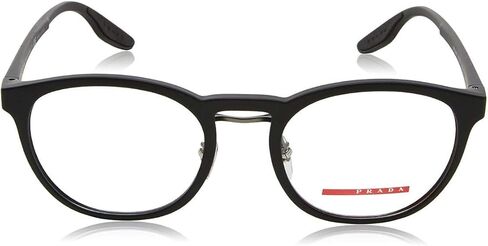 Prada PS05HV Eyeglass Frames DG01O1-53 - Black Rubber PS05HV-DG01O1-53 in Saudi Arabia