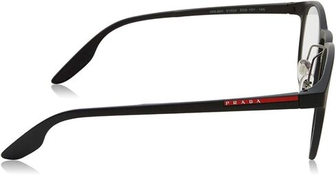 Prada PS05HV Eyeglass Frames DG01O1-53 - Black Rubber PS05HV-DG01O1-53 in Saudi Arabia