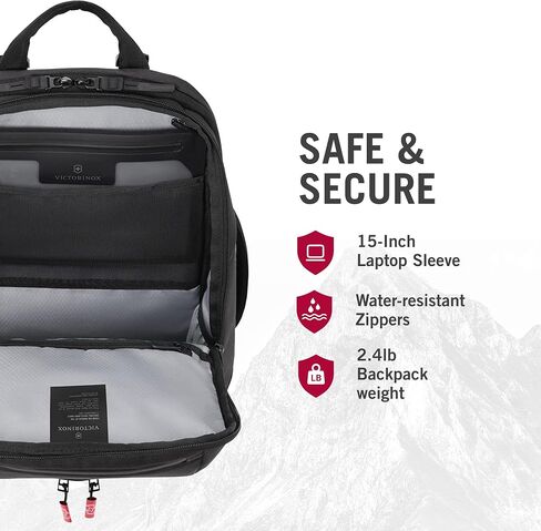 حقيبة ظهر للكمبيوتر المحمول Victorinox Touring 2.0 مقاس 15 بوصة باللون الرمادي الفاتح in Saudi Arabia