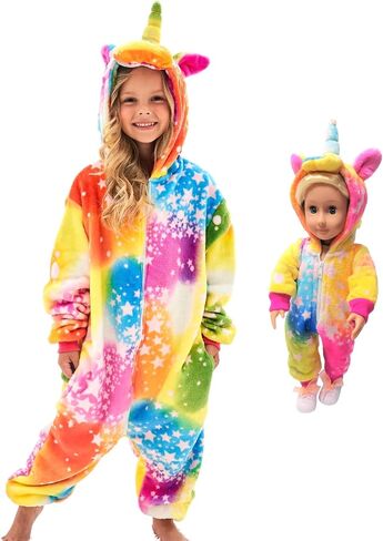 FZOSM Cute Girls Unicorn Halloween Costume Cosplay Onesie in Saudi Arabia