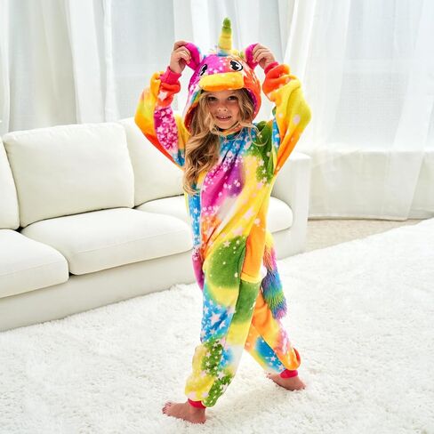 FZOSM Cute Girls Unicorn Halloween Costume Cosplay Onesie in Saudi Arabia