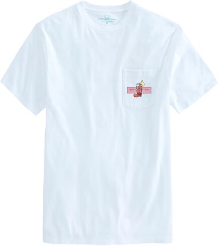 Vineyard Vines Men's Cocktail Short-Sleeve Pocket T-Shirt in Saudi Arabia