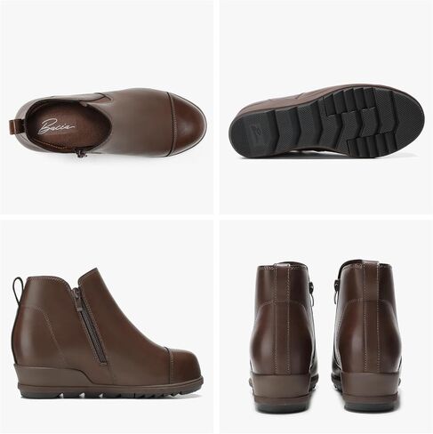 أحذية Bacia Wedge للسيدات مريحة وأحذية عالية مخفية للكاحل مع سحاب in Kuwait