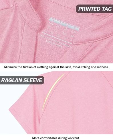 قمصان بولو نسائية من Boladeci بأكمام قصيرة بعامل حماية من أشعة الشمس 50+ للحماية من الشمس ورقبة على شكل حرف V وخفيفة الوزن وسريعة الجفاف وعامل حماية من الشمس SPF قمصان جولف للسباحة in Kuwait