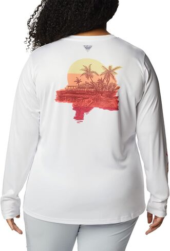 تي شيرت Tidal للسيدات من كولومبيا بأكمام طويلة PFG Island Time in Kuwait