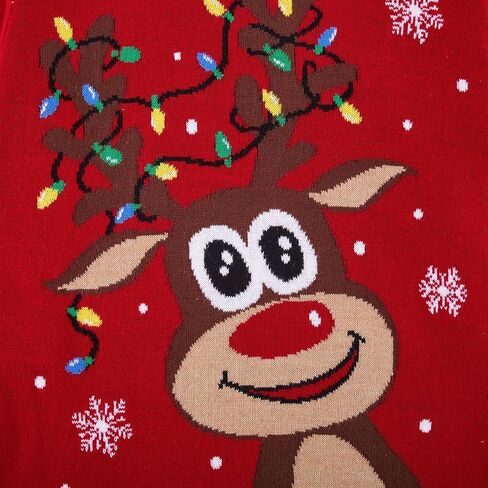 Lovefairy Kids Ugly Christmas Sweater Girls Boys Funny Novelty Pullover for Xmas Party 3-12 Years in Saudi Arabia
