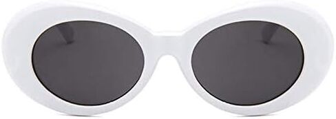 نظارات شمسية هيب بيست بيضاوية الشكل بتصميم كورت كوبين من كلاوت (لون ابيض) in Kuwait