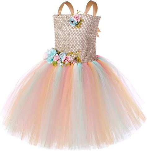 Tutu Dreams Long Train Fairy Princess Dress for Girls 1-8Y with Wings Set Birthday Party in Kuwait