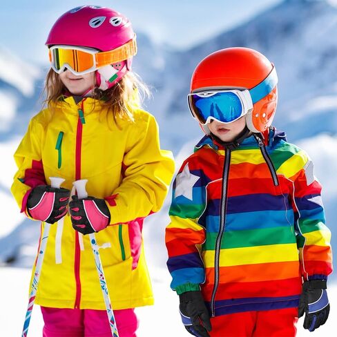 4 أزواج من قفازات الثلج للأطفال، قفازات الشتاء للأطفال، قفازات التزلج على الجليد، قفازات الأطفال الشتوية، قفازات التزلج للرياضات الخارجية in Kuwait