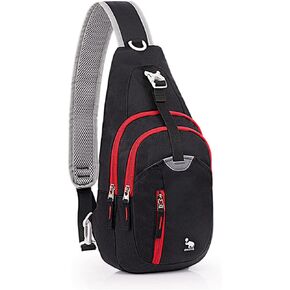OIWAS Small Sling Backpack Lightweight One Strap Bag Hiking Crossbody Chest Pack Shoulder Bookbag Daypack For Men Women