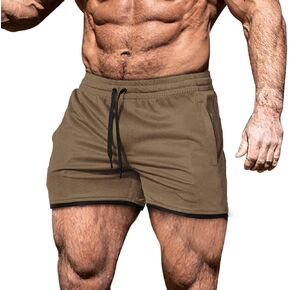 EVERWORTH Men's Workout Shorts Quick Dry Gym Shorts Bodybuilding Short Shorts, 4" Inseam Lightweight Mesh Yoga Running Shorts in Kuwait