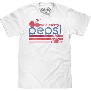 Tee Luv Men's Faded Pepsi Wild Cherry Shirt