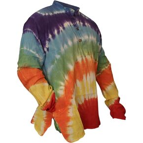قميص Tyedye للرجال من محبي التسوق