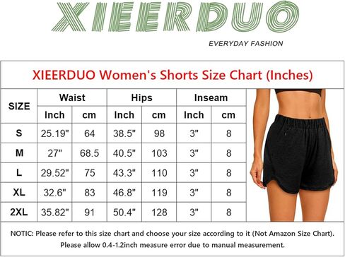 شورت XIEERDUO للسيدات للتمارين الرياضية شورت دولفين للجري مع جيوب بسحاب in Kuwait