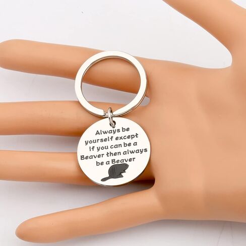 FAADBUK Beaver Gift Beaver Lover Gift Beaver Animal Keychain Motivational Beaver Gift in Saudi Arabia