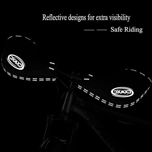 Handlebar Mittens- Windproof & Waterproof Fat Bike Bar Covers - Commuter Mountain Road Bicycle Bar Warmer Covers for Winter Cycling in Kuwait