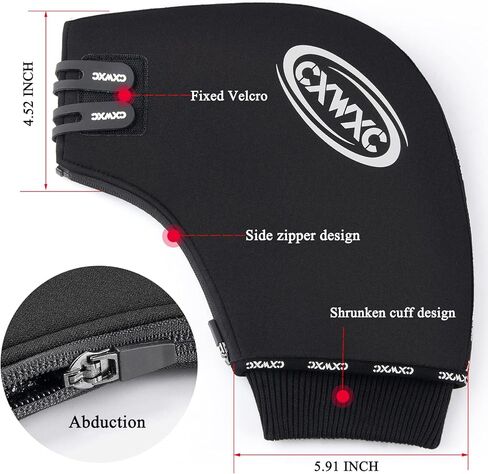 Handlebar Mittens- Windproof & Waterproof Fat Bike Bar Covers - Commuter Mountain Road Bicycle Bar Warmer Covers for Winter Cycling in Kuwait