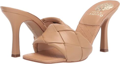 Vince Camuto Women's Footwear Brelanie Woven Strap Dress Mule Heeled Sandal in Kuwait