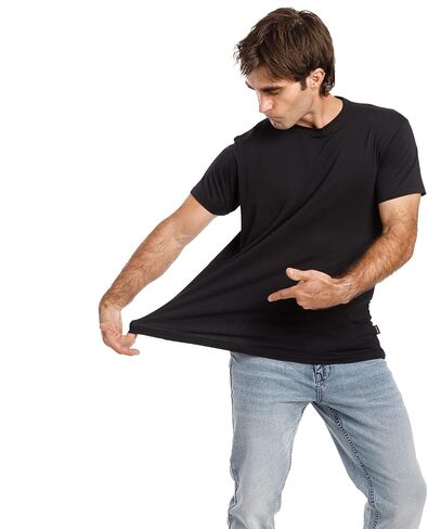 Kenneth Cole Men's Short Sleeve Organic Cotton/Spandex Crew in Kuwait