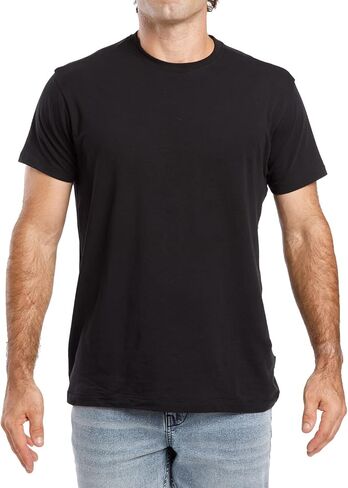 Kenneth Cole Men's Short Sleeve Organic Cotton/Spandex Crew in Kuwait