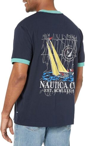 Nautica Men's Printed T-Shirt in Saudi Arabia
