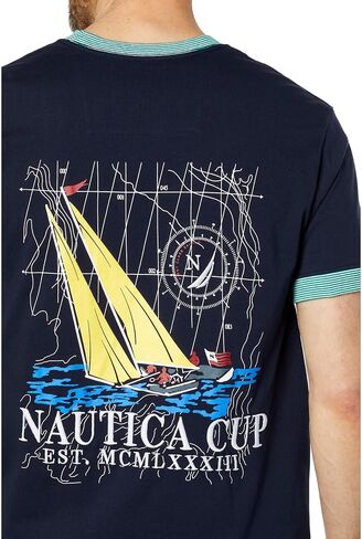 Nautica Men's Printed T-Shirt in Saudi Arabia