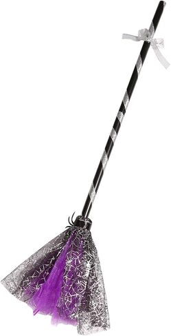 زي ساحرة مضيء من IBQ مع قبعة ومكنسة للفتيات والأطفال زي الهالوين الساحرة مع مجموعة ملابس تنكرية مع إكسسوارات in Kuwait