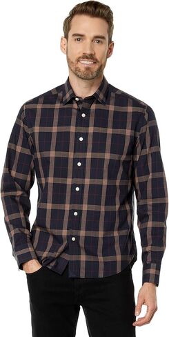 UNTUCKit Wrinkle-Free Paterson Shirt Navy MD Regular Fit in Kuwait