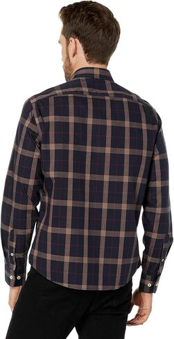 UNTUCKit Wrinkle-Free Paterson Shirt Navy MD Regular Fit in Kuwait